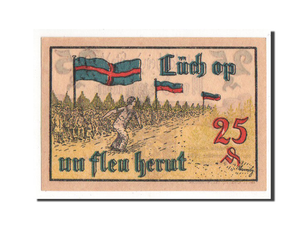 Banknote, Germany, Nordenham, 25 Pfennig, UNC(63), Mehl:982.1a