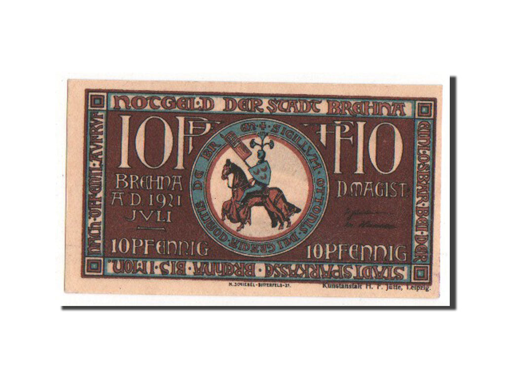 Banknote, Germany, Provinz Sachsen, 10 Pfennig, 1921, UNC(60-62), Mehl:160.1