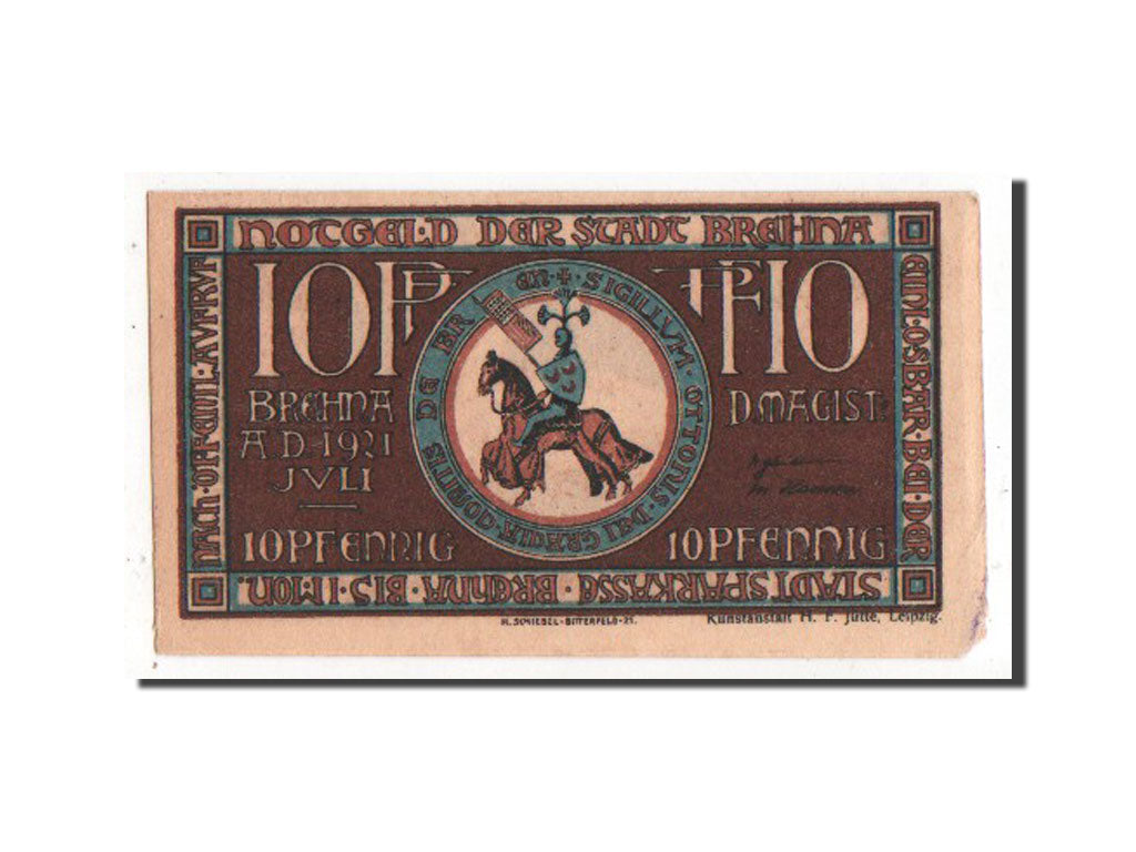 Banknote, Germany, Provinz Sachsen, 10 Pfennig, 1921, AU(50-53), Mehl:160.1