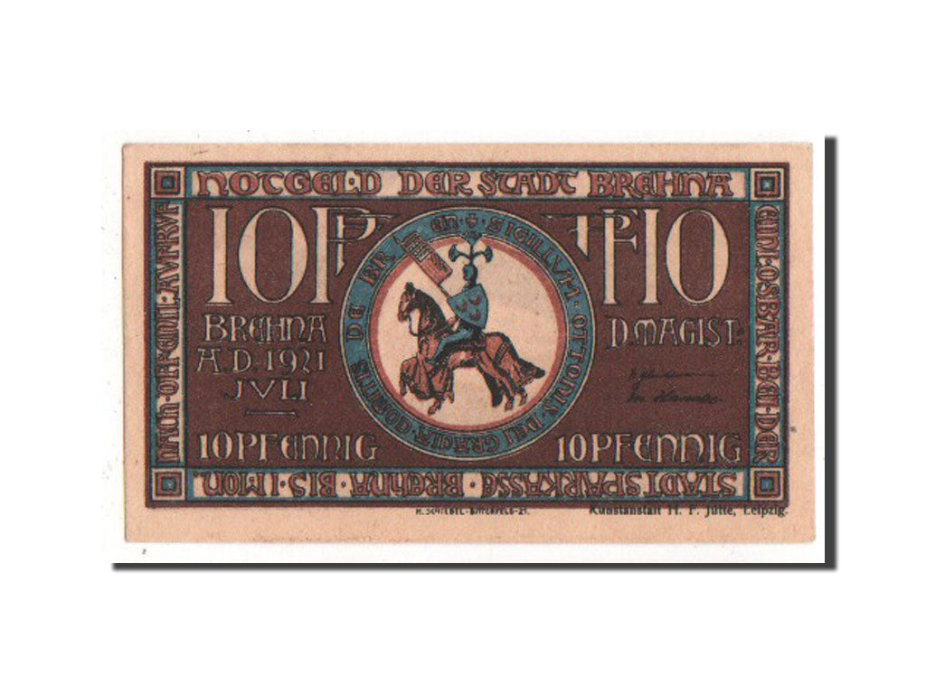 Banknote, Germany, Provinz Sachsen, 10 Pfennig, 1921, UNC(63), Mehl:160.1