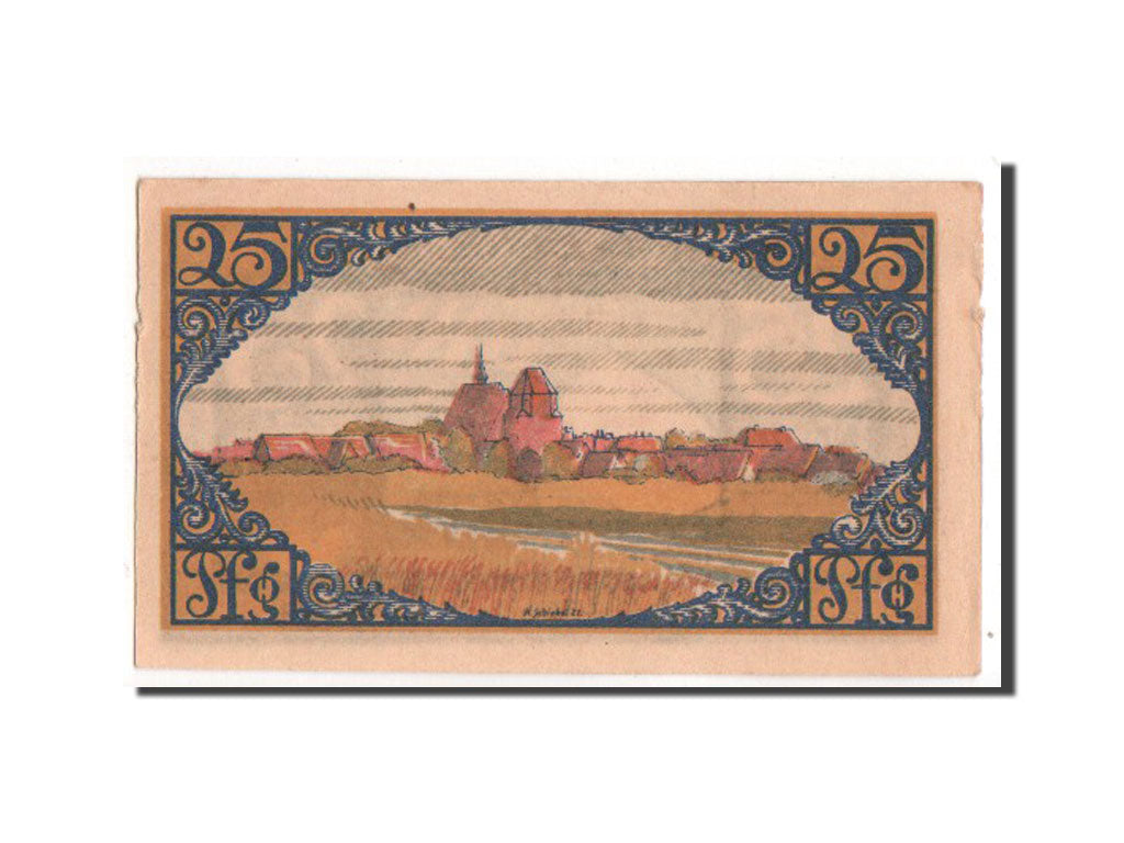 Banknote, Germany, Provinz Sachsen, 25 Pfennig, 1921, AU(50-53), Mehl:160.2