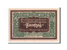 Banknote, Germany, Glatz, 50 Pfennig, 1921, UNC(63), Mehl:432