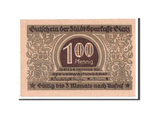 Banknote, Germany, Glatz, 100 Pfennig, 1921, UNC(63), Mehl:432