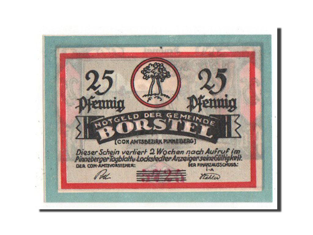 Banknote, Germany, Schleswig-Holstein, 25 Pfennig, 1921, UNC(63), Mehl:145.1