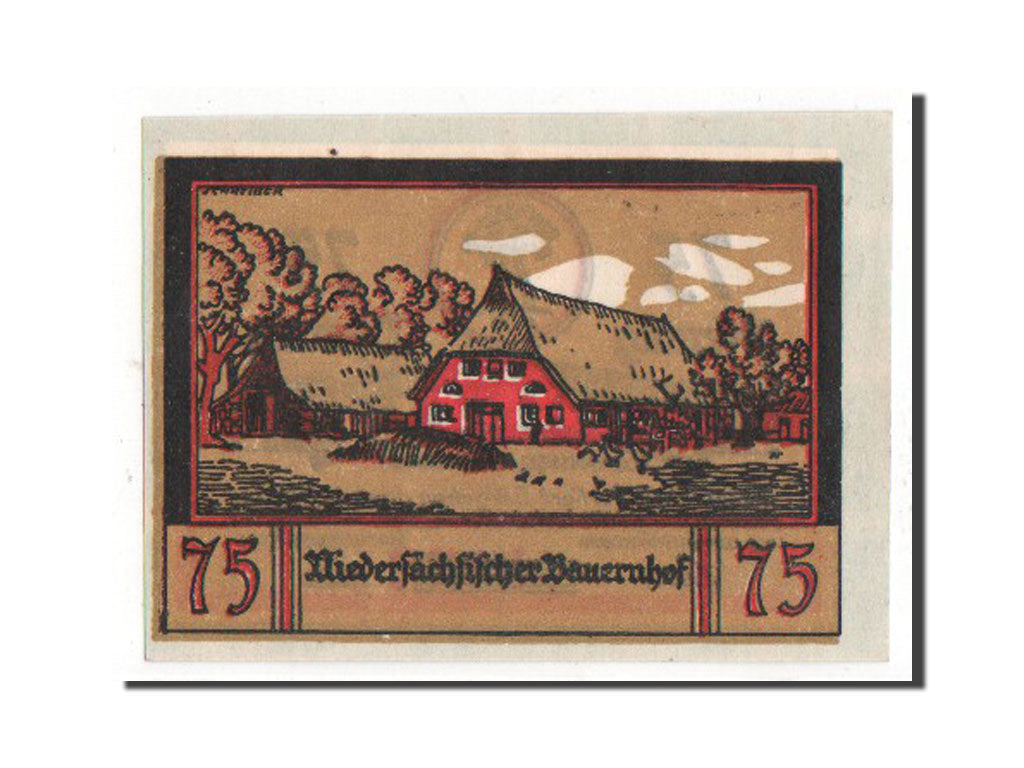 Banknote, Germany, Schleswig-Holstein, 75 Pfennig, 1921, UNC(63), Mehl:145.1