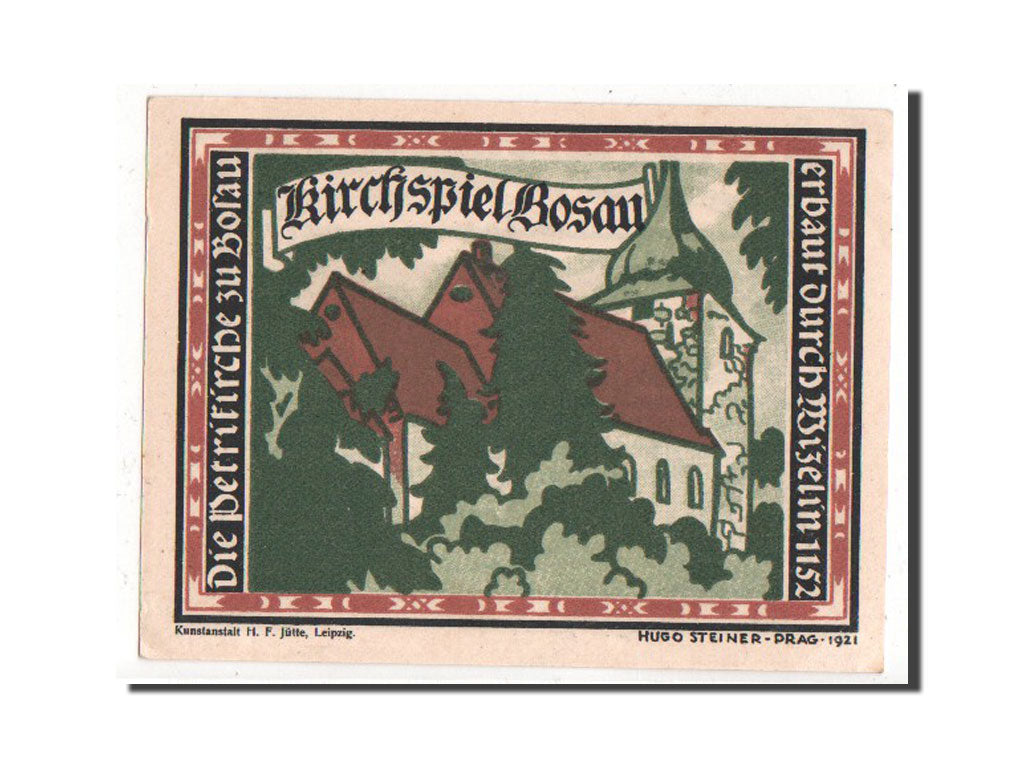 Banknote, Germany, Bosau, 25 Pfennig, 1921, UNC(63), Mehl:146.1
