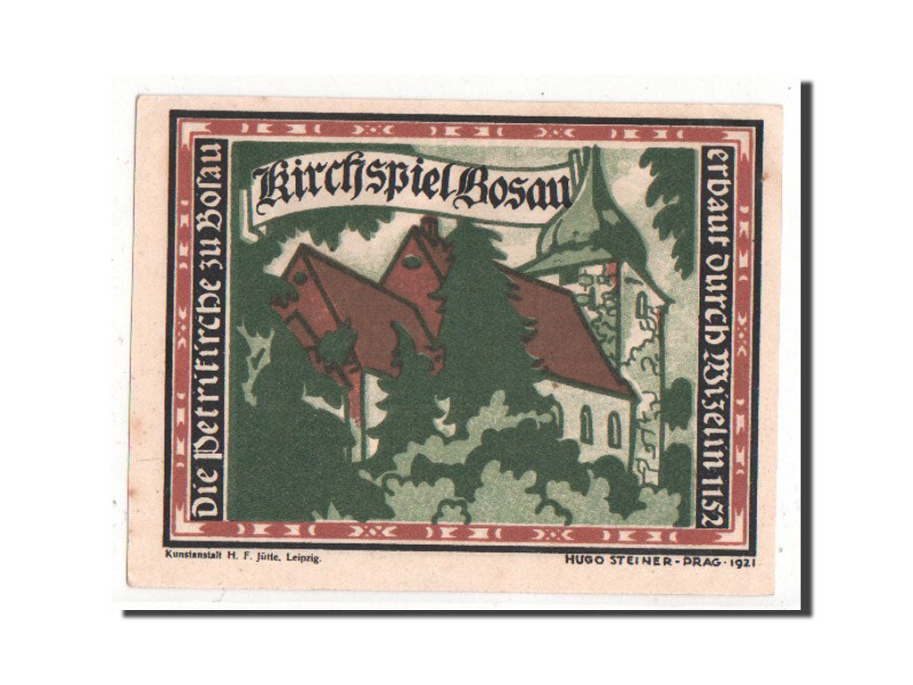 Banknote, Germany, Bosau, 50 Pfennig, 1921, UNC(63), Mehl:146.1