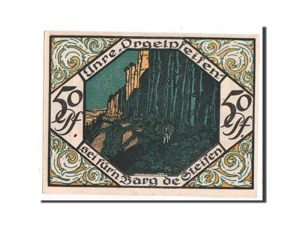 Banknote, Germany, Scheibenberg Stadt, 50 Pfennig, 1921, UNC(63), Mehl:1175.1a