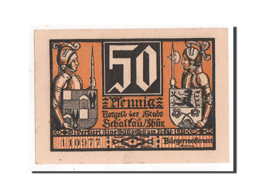 Banknote, Germany, Schaltau Thur, 50 Pfennig, 1921, UNC(63), Mehl:1171