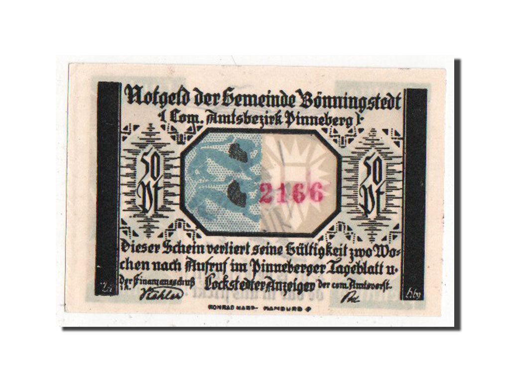 Banknote, Germany, Schleswig-Holstein, 50 Pfennig, 1921, UNC(63), Mehl:133.1a