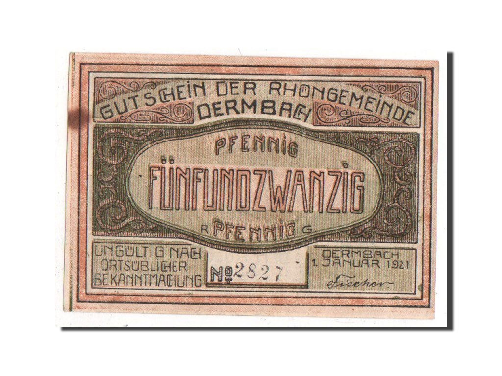 Banknote, Germany, Sachsen-Weimar-Eisenach, 25 Pfennig, 1921, UNC(63)