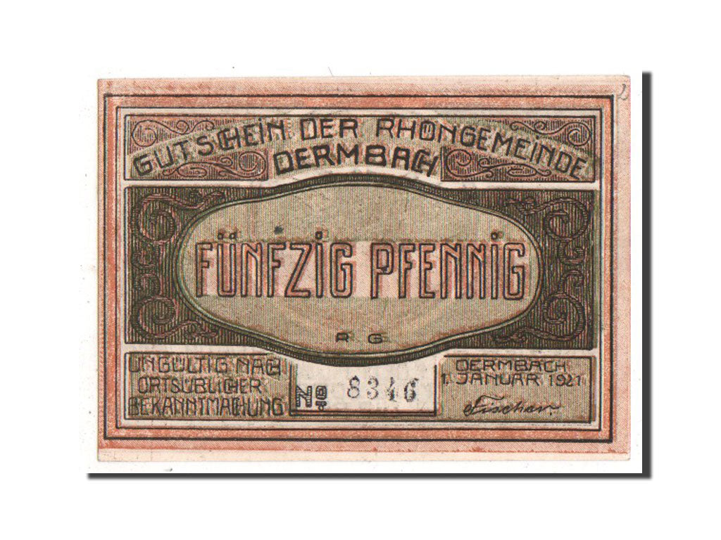 Banknote, Germany, Sachsen-Weimar-Eisenach, 50 Pfennig, 1921, UNC(63)