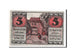 Banknote, Germany, Salzwedel, 5 Pfennig, 1921, UNC(63), Mehl:1162.1a