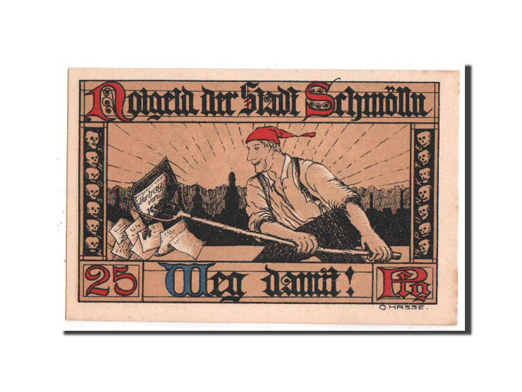 Banknote, Germany, Schmolln, 25 Pfennig, 1921, UNC(63), Mehl:1189