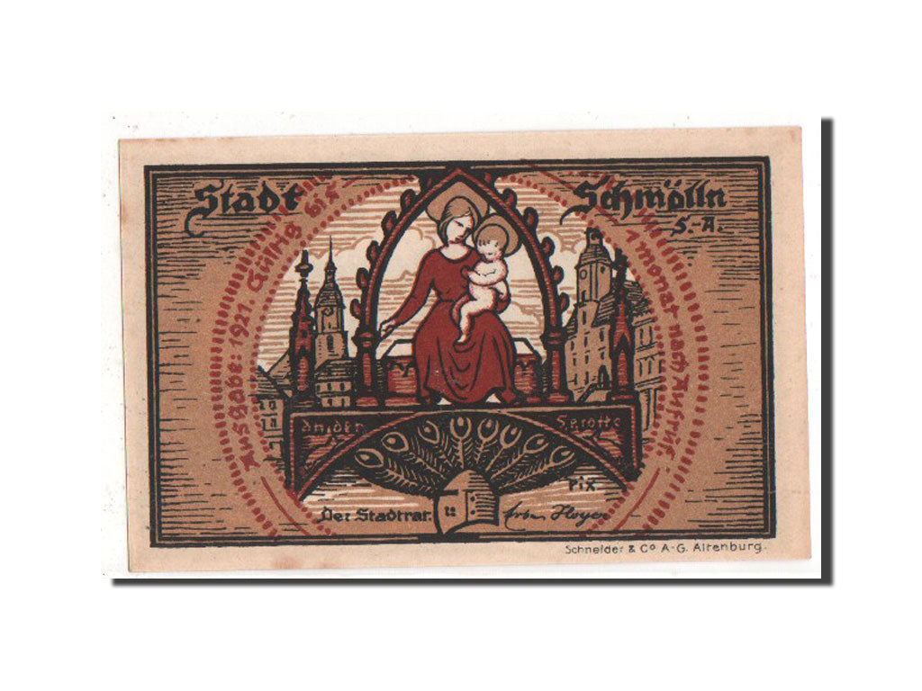 Banknote, Germany, Schmolln, 20 Pfennig, 1921, UNC(63), Mehl:1189