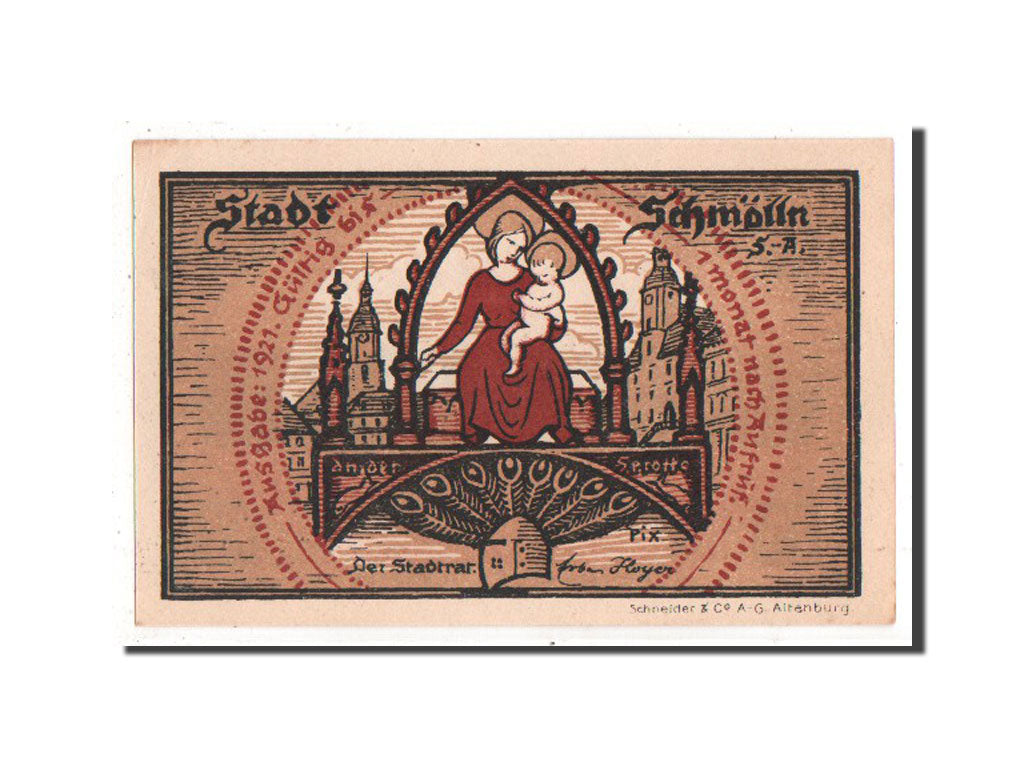 Banknote, Germany, Schmolln, 75 Pfennig, 1921, UNC(63), Mehl:1189