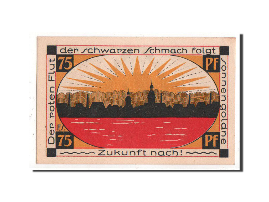 Banknote, Germany, Schmolln, 75 Pfennig, 1921, UNC(63), Mehl:1189