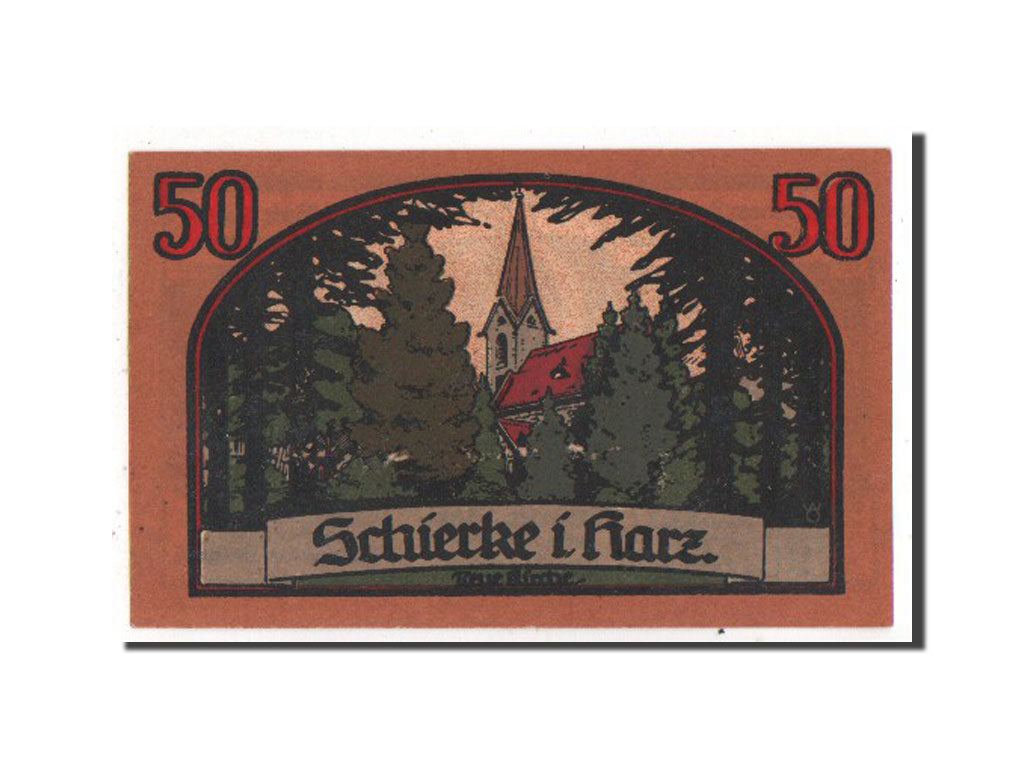 Banknote, Germany, Schierke, 50 Pfennig, 1921, UNC(63), Mehl:1179.1c