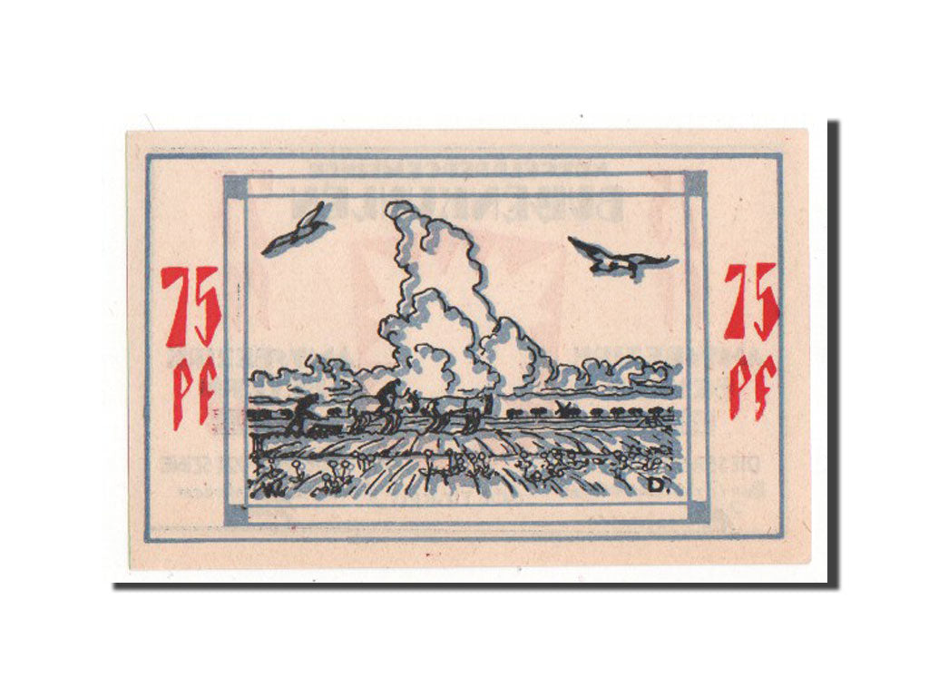 Banknote, Germany, Bullenkuhlen, 75 Pfennig, 1921, UNC(63), Mehl:206.2a