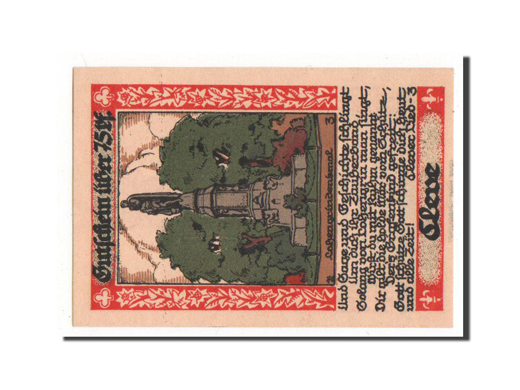 Billet, Allemagne, Cleve Stadt, 75 Pfennig, 1921, SUP, Mehl:231.2