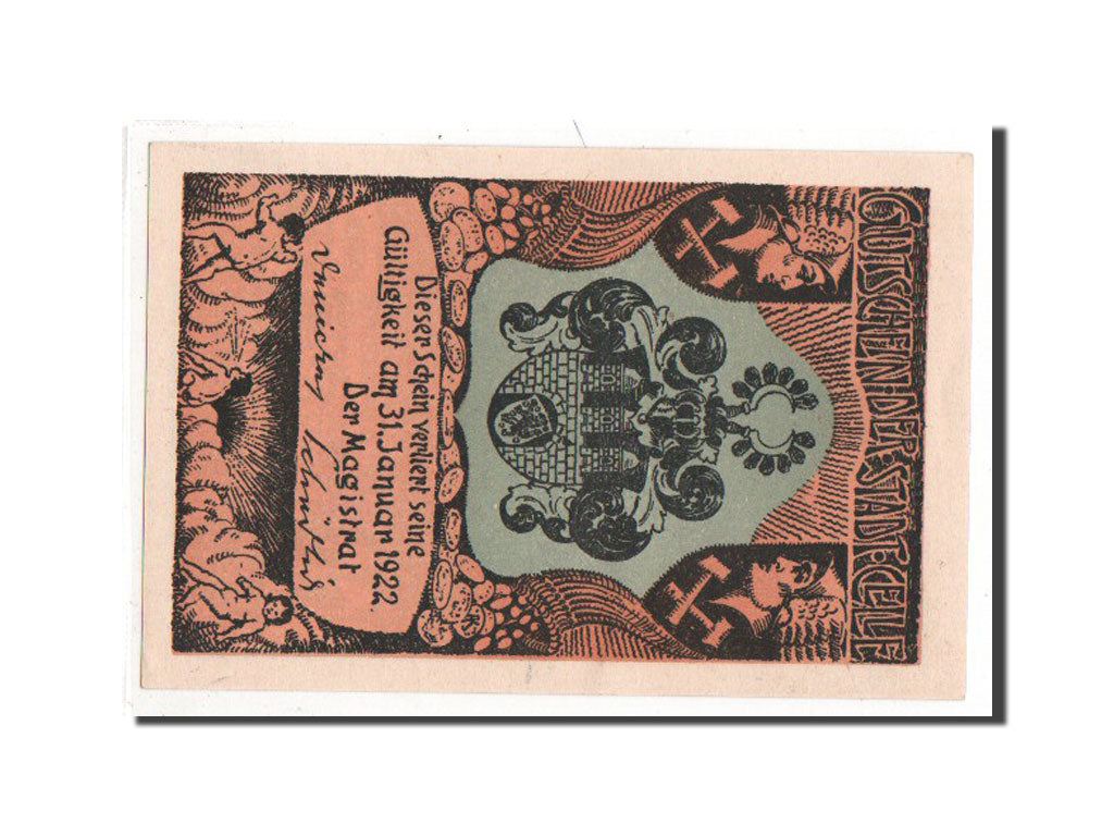 Banknote, Germany, Celle, 100 Pfennig, 1922, AU(55-58), Mehl:226.4a