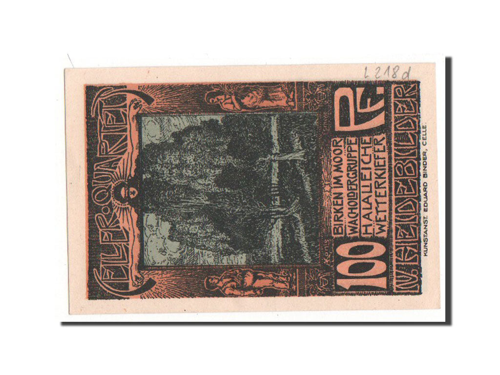 Banknote, Germany, Celle, 100 Pfennig, 1922, AU(55-58), Mehl:226.4a