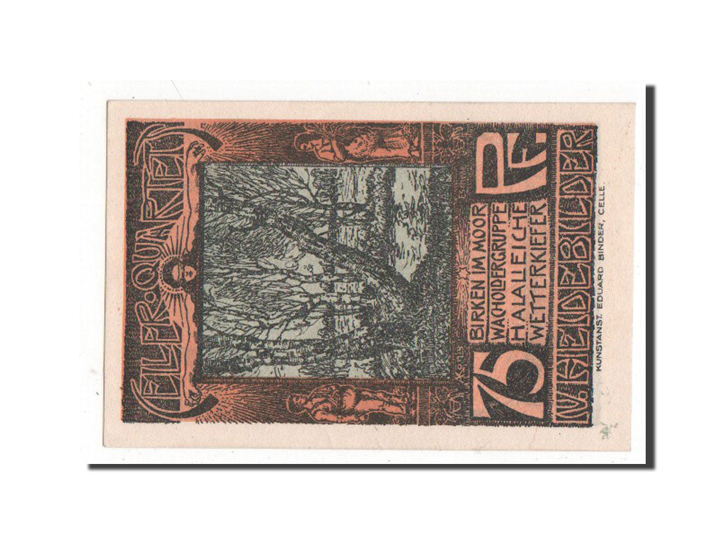 Banknote, Germany, Celle, 75 Pfennig, 1922, AU(55-58), Mehl:226.4a