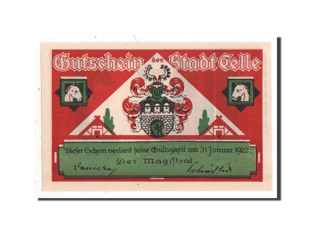 Banknote, Germany, Celle, 25 Pfennig, 1922, AU(55-58), Mehl:226.2a