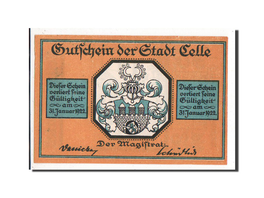 Banknote, Germany, Celle, 25 Pfennig, 1922, AU(55-58), Mehl:226.1a