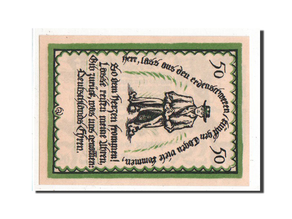 Banknote, Germany, Delbruck, 50 Pfennig, 1921, AU(55-58), Mehl:261.1