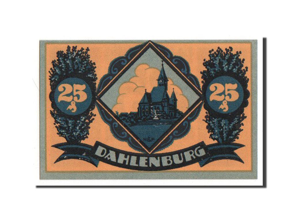 Banconote, Germania, Dahlenburg, 25 Pfennig, 1921, SPL-, Mehl:251.1