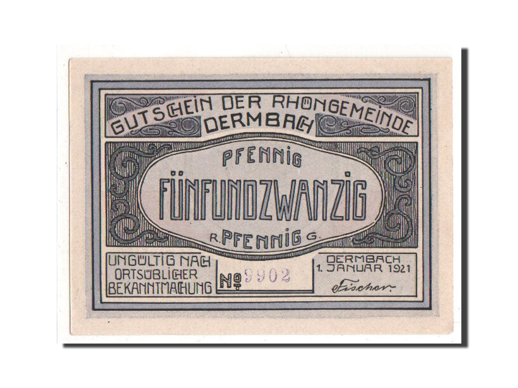 Banknote, Germany, Sachsen-Weimar-Eisenach, 25 Pfennig, 1921, AU(55-58)