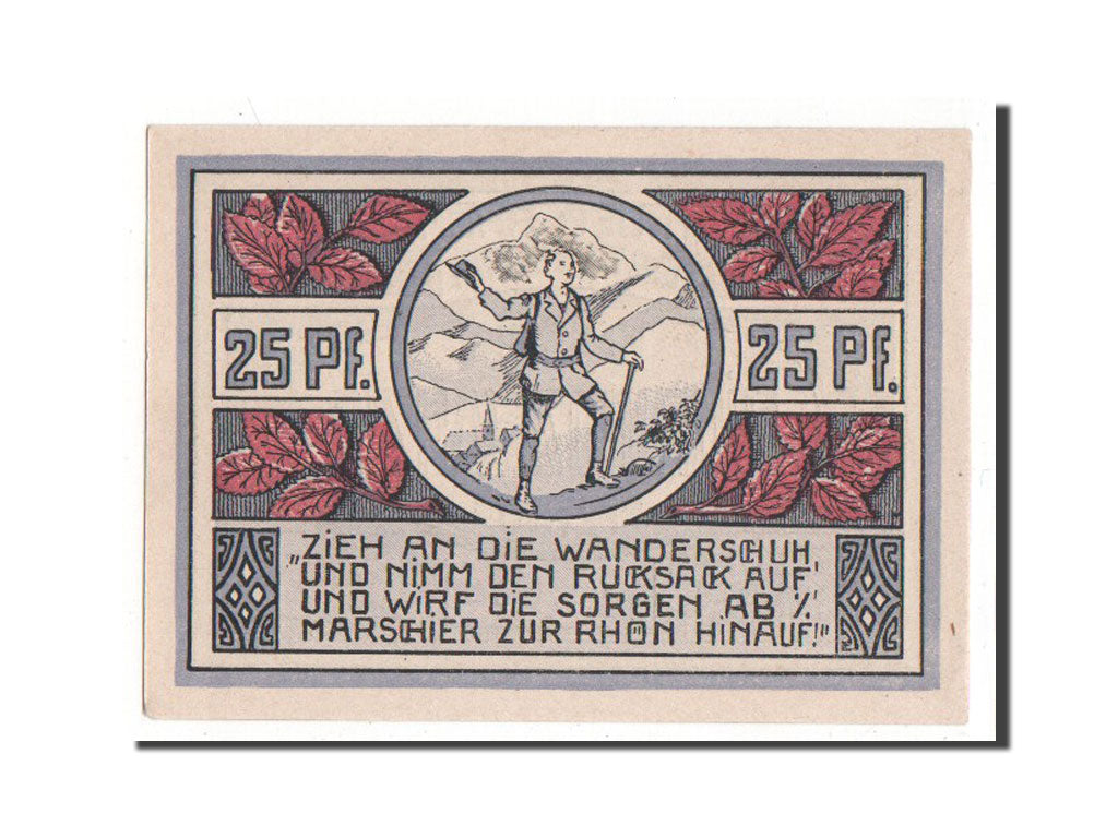 Banknote, Germany, Sachsen-Weimar-Eisenach, 25 Pfennig, 1921, AU(55-58)