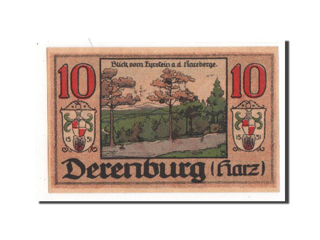 Banknote, Germany, Derenburg Stadt, 10 Pfennig, 1920, UNC(60-62), Mehl:263.1