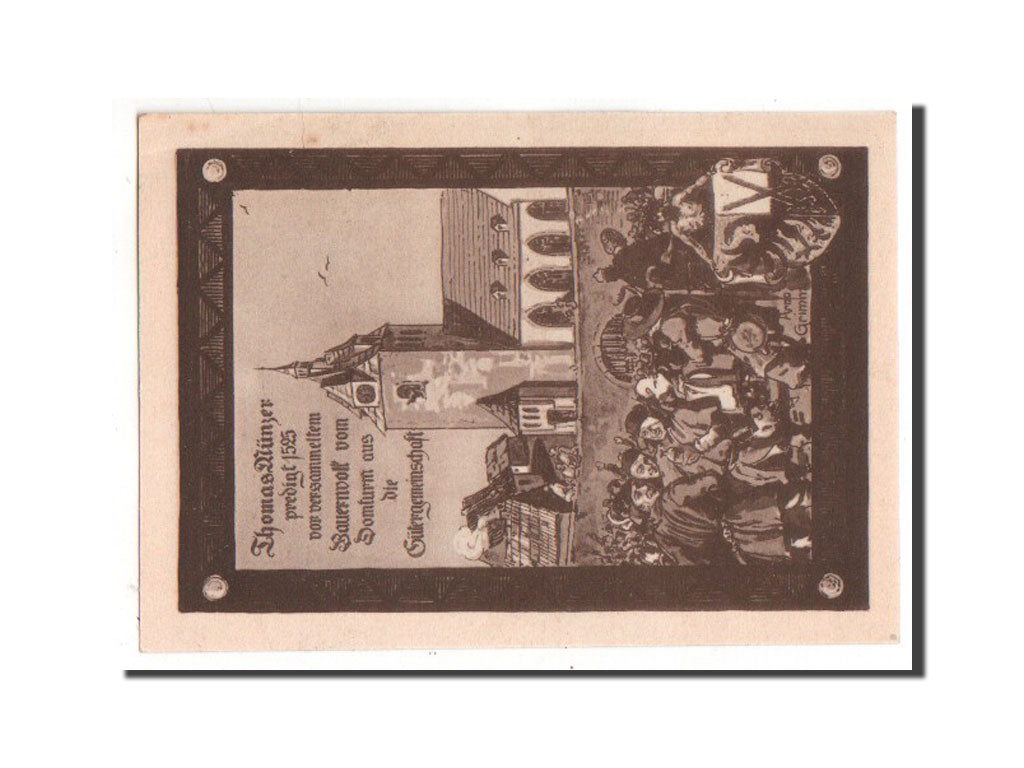 Banknote, Germany, Allstedt, 25 Pfennig, 1921, AU(55-58), Mehl:15.1
