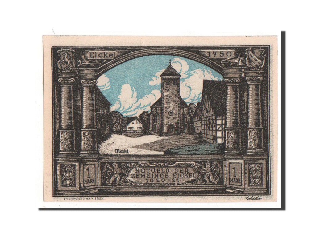 Banknote, Germany, Westfalen, 1 Mark, 1921, AU(55-58), Mehl:314.1a