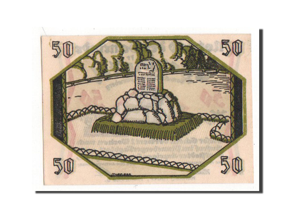 Banknote, Germany, Egenbuttel, 50 Pfennig, AU(55-58), Mehl:308.1