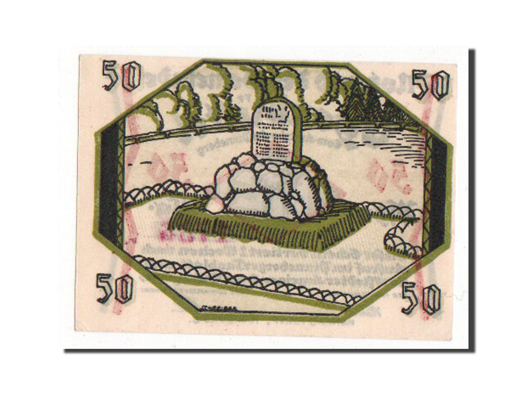 Banknote, Germany, Egenbuttel, 50 Pfennig, AU(55-58), Mehl:308.1