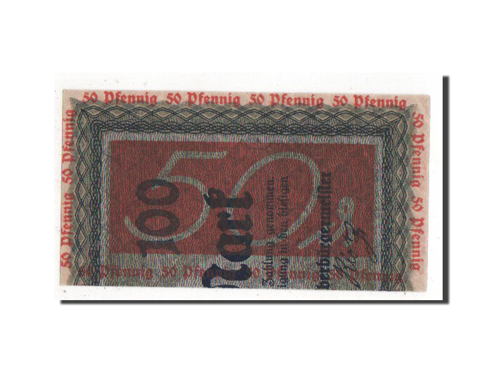 Banknote, Germany, Duren Stadt, 50 Pfennig, 1921, AU(55-58), Mehl:299.1c