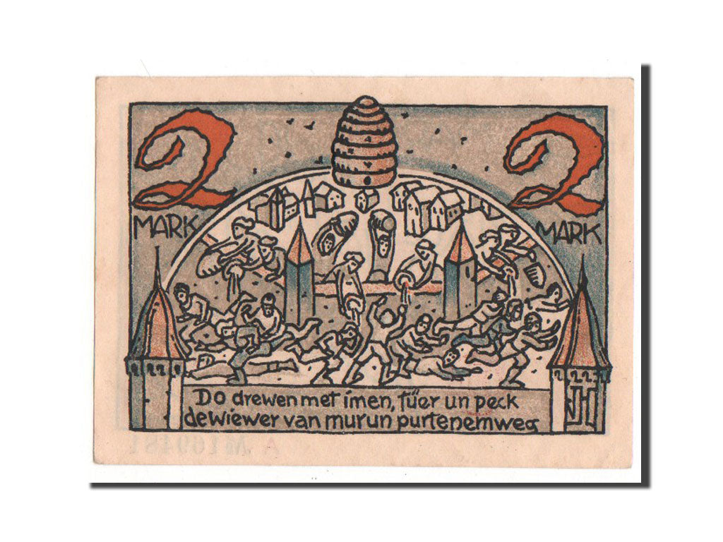 Banknote, Germany, Dorsten, 2 Mark, AU(55-58), Mehl:282.1
