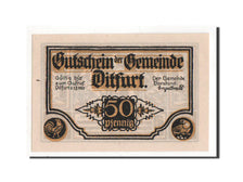 Banknote, Germany, Ditfurt Gemeinde, 50 Pfennig, 1921, AU(55-58), Mehl:275.2