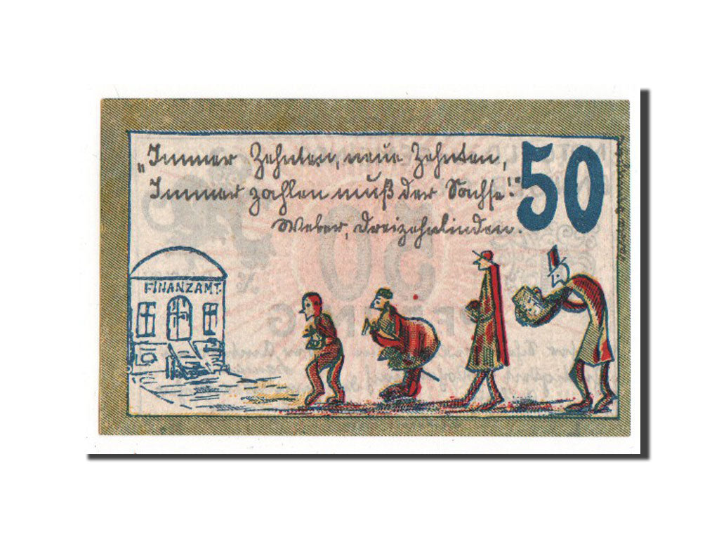 Banknote, Germany, Westfalen, 50 Pfennig, 1921, AU(55-58), Mehl:338.2b