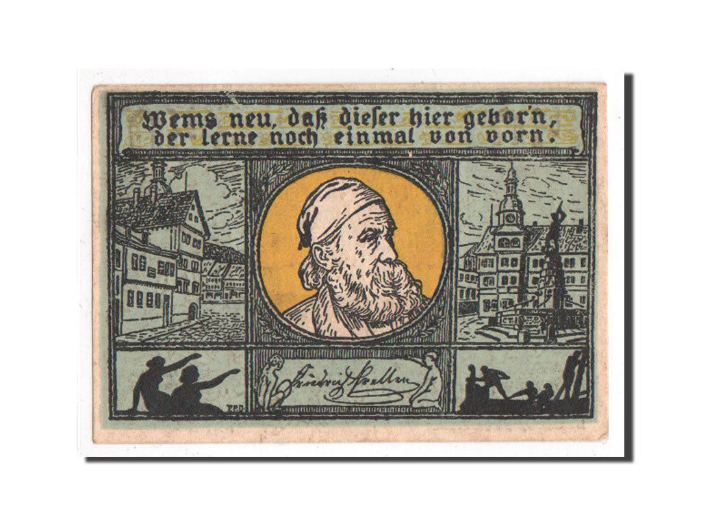 Banknote, Germany, Sachsen-Weimar-Eisenach, 50 Pfennig, 1921, AU(55-58)