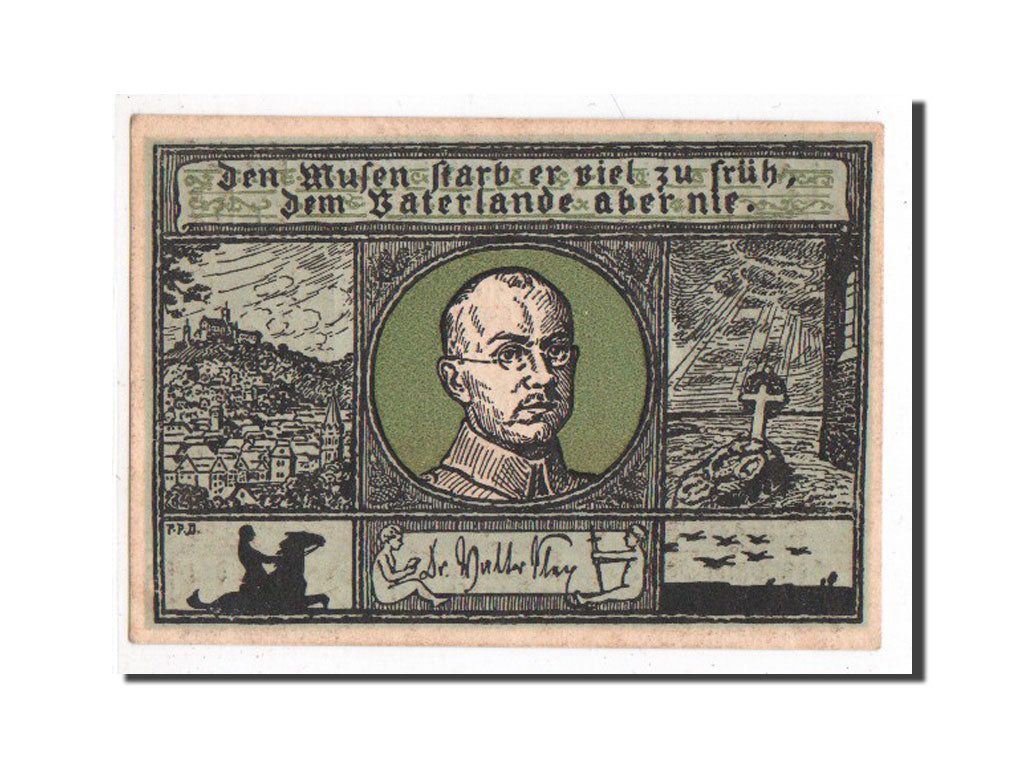 Banknote, Germany, Sachsen-Weimar-Eisenach, 50 Pfennig, 1921, AU(55-58)