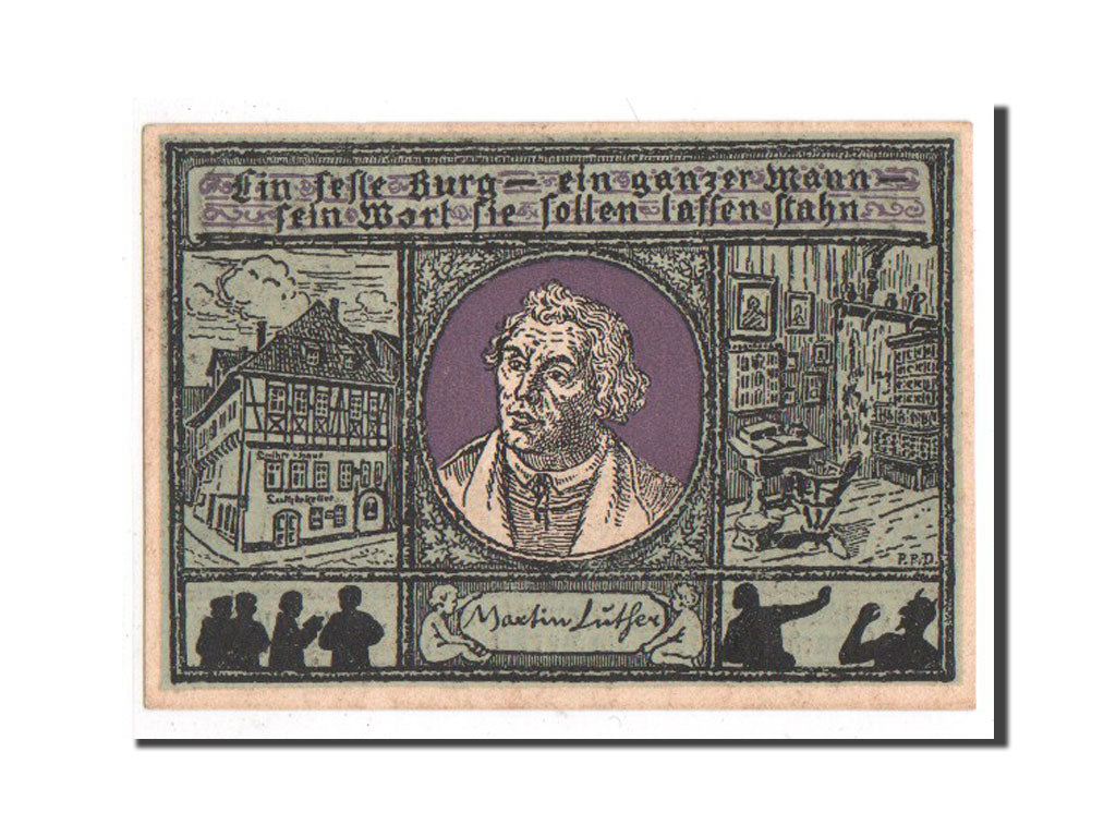 Banknote, Germany, Eisenach Stadt, 50 Pfennig, 1921, AU(55-58), Mehl:318.2
