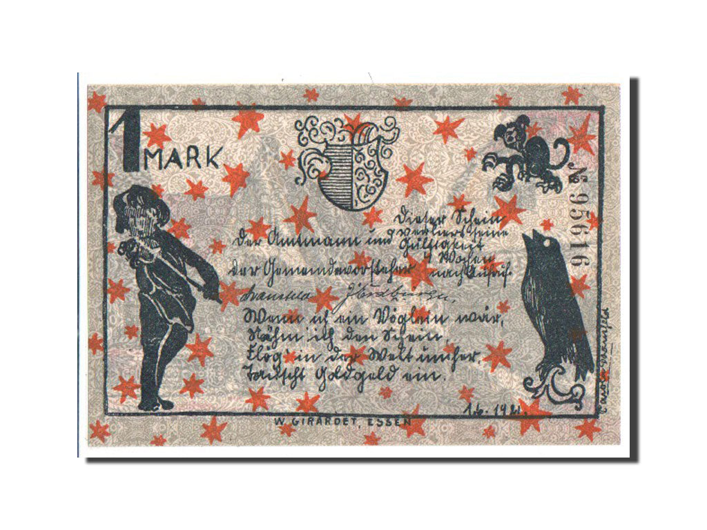 Banknote, Germany, Westfalen, 1 Mark, 1921, AU(55-58), Mehl:338.2b