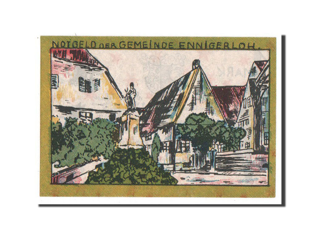Banknote, Germany, Westfalen, 1 Mark, 1921, AU(55-58), Mehl:338.2b