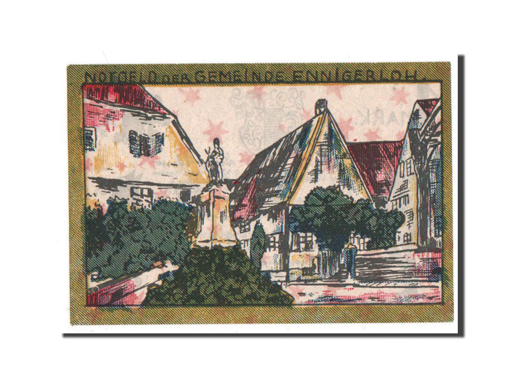 Banknote, Germany, Westfalen, 1 Mark, 1921, AU(55-58), Mehl:338.2b