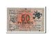 Geldschein, Deutschland, Westfalen, 50 Pfennig, 1921, VZ, Mehl:338.2b