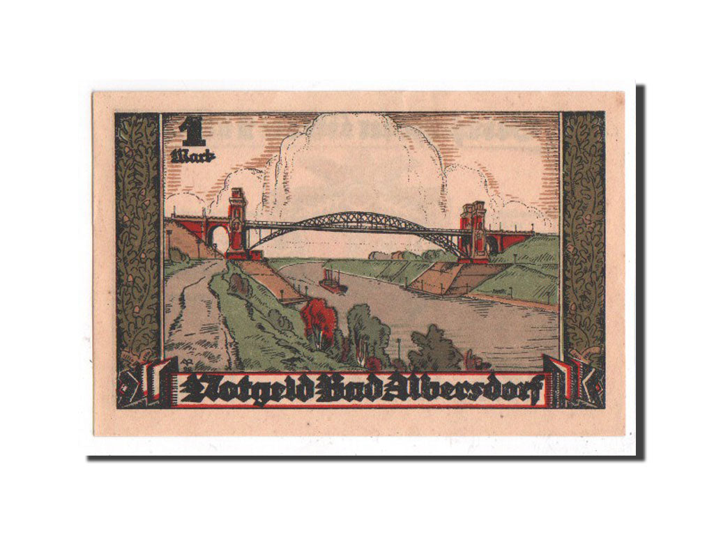 Banknote, Germany, Albersdorf Bad Gemeinde, 1 Mark, 1922, AU(55-58), Mehl:9.1